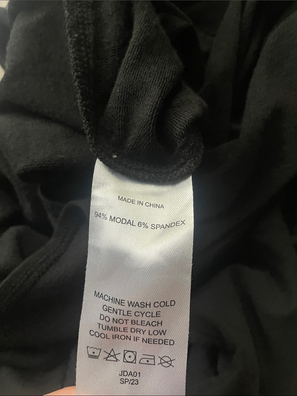 Quince French Terry Modal Jumpsuit Black - Picture 13 of 15